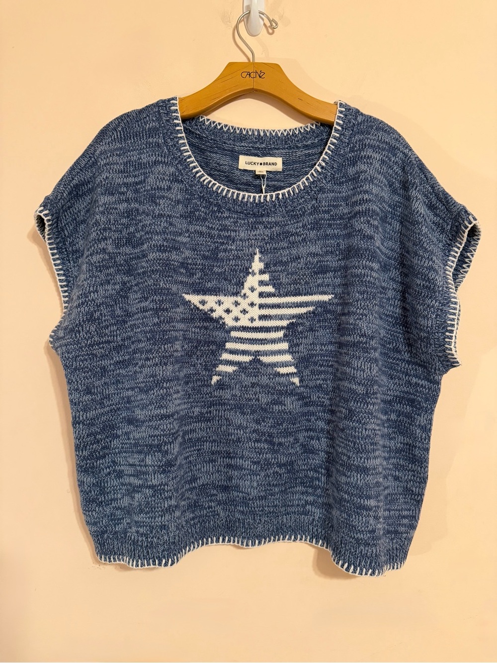 NWT Americana Sweater Knit Top